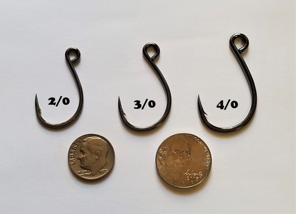 VMC 4X Inline Single Hook - Coastal Black - Size 3/0 - 7 per pack ...